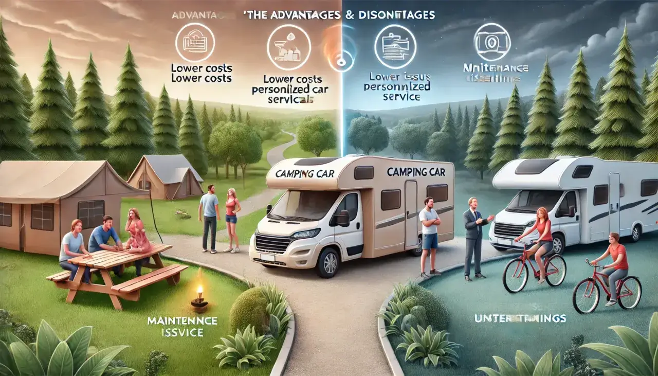 avantages inconvénients de location de camping-car entre