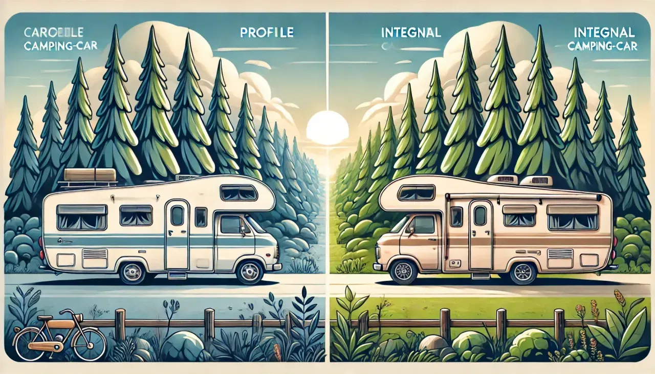 Camping-car profilé vs. intégral : différences | 01-09