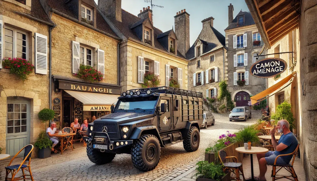 Camion aménagé : aventure terrain difficile confort
